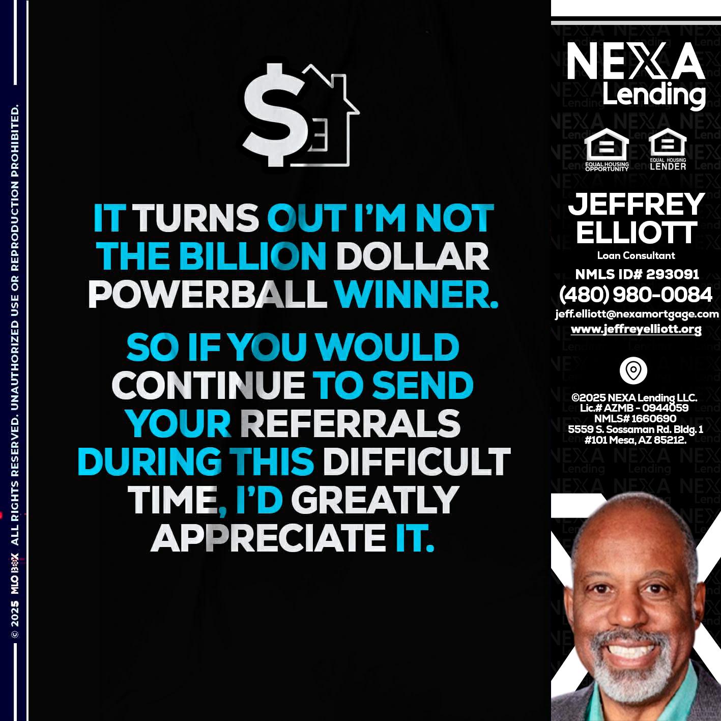 IT TURNS - Jeffrey L. Elliott -Loan Consultant