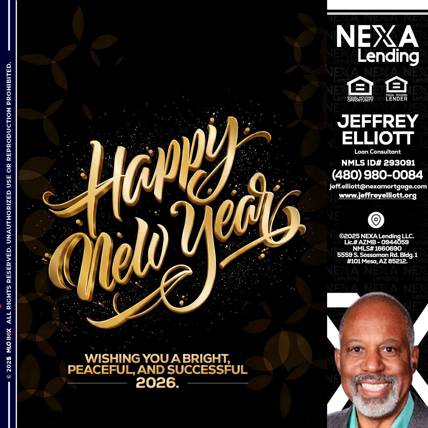 HAPPY NEW YEAR - Jeffrey L. Elliott -Loan Consultant