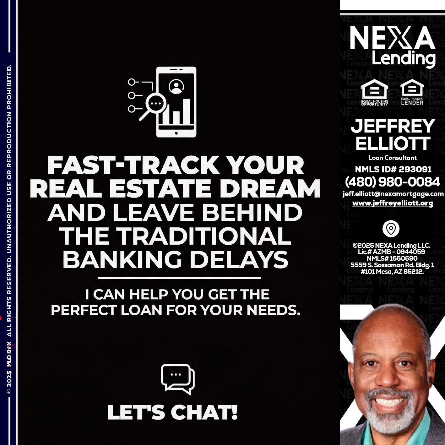 FAST TRACK - Jeffrey L. Elliott -Loan Consultant