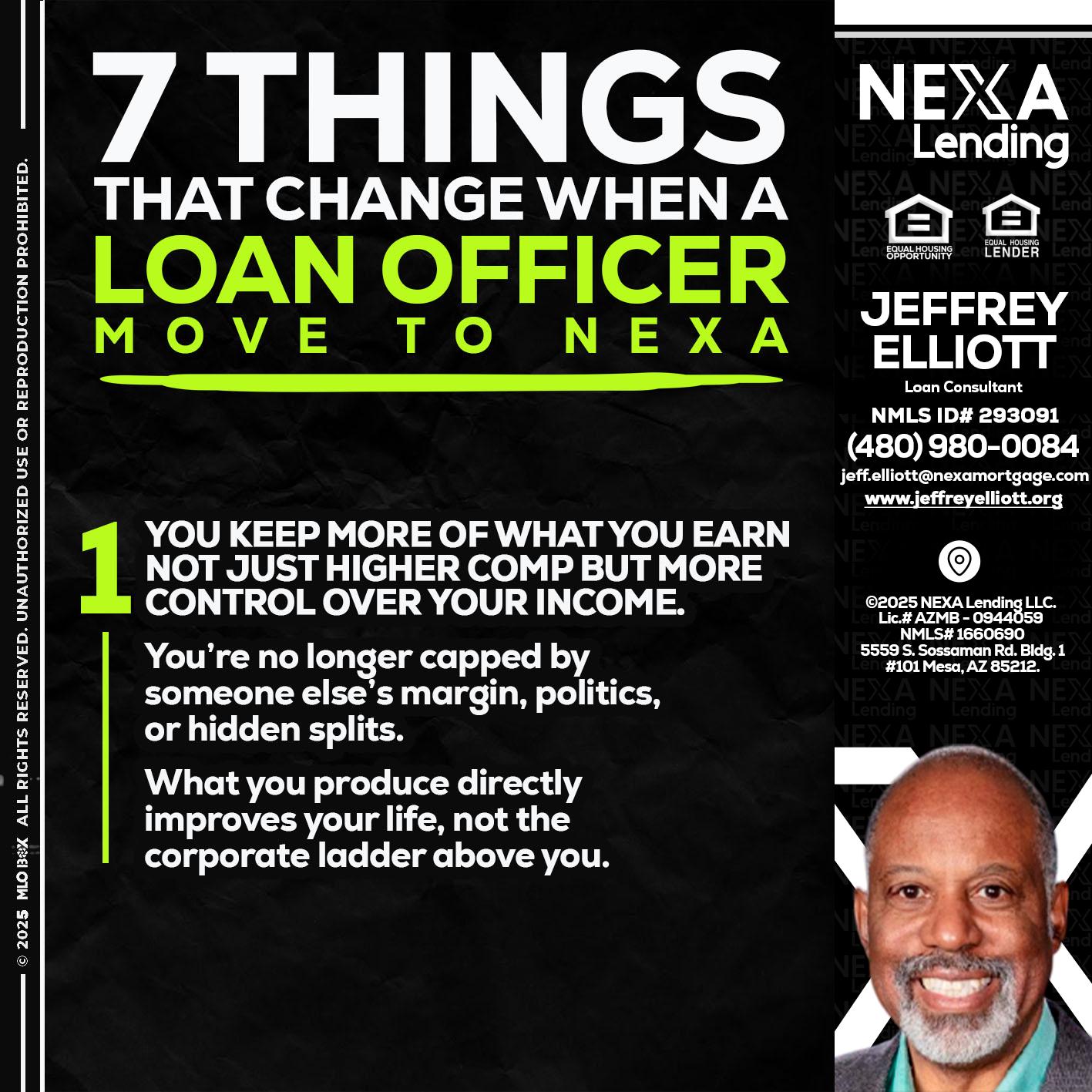 7 THINGS (1) - Jeffrey L. Elliott -Loan Consultant