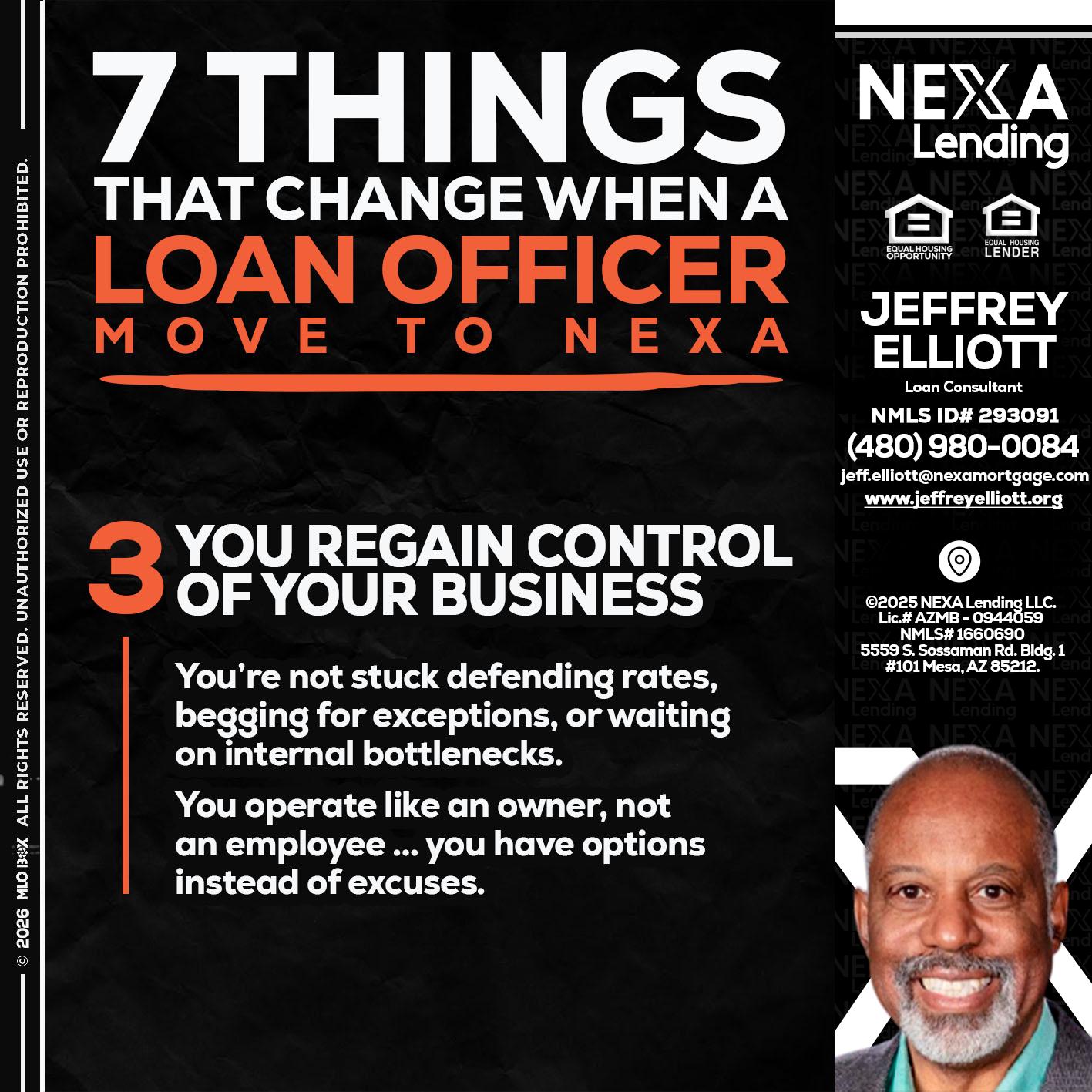 7 things (3) - Jeffrey L. Elliott -Loan Consultant