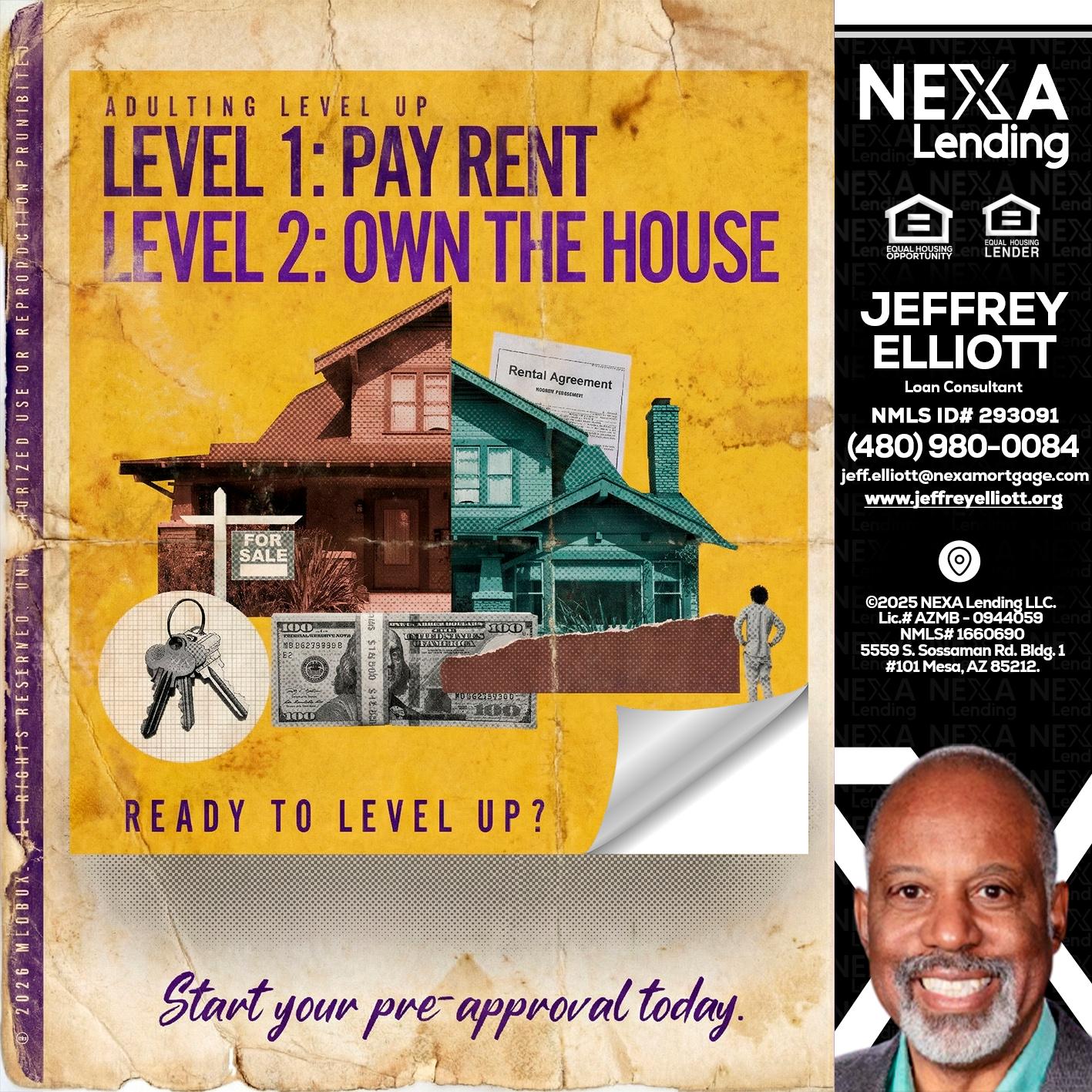 LEVEL 1 - Jeffrey L. Elliott -Loan Consultant