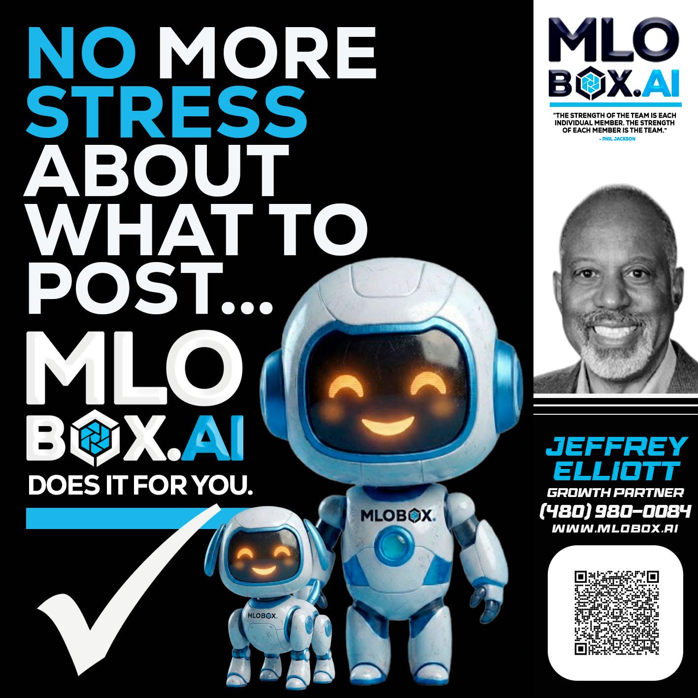 NO MORE STRESS - Jeffrey L. Elliott -Loan Consultant