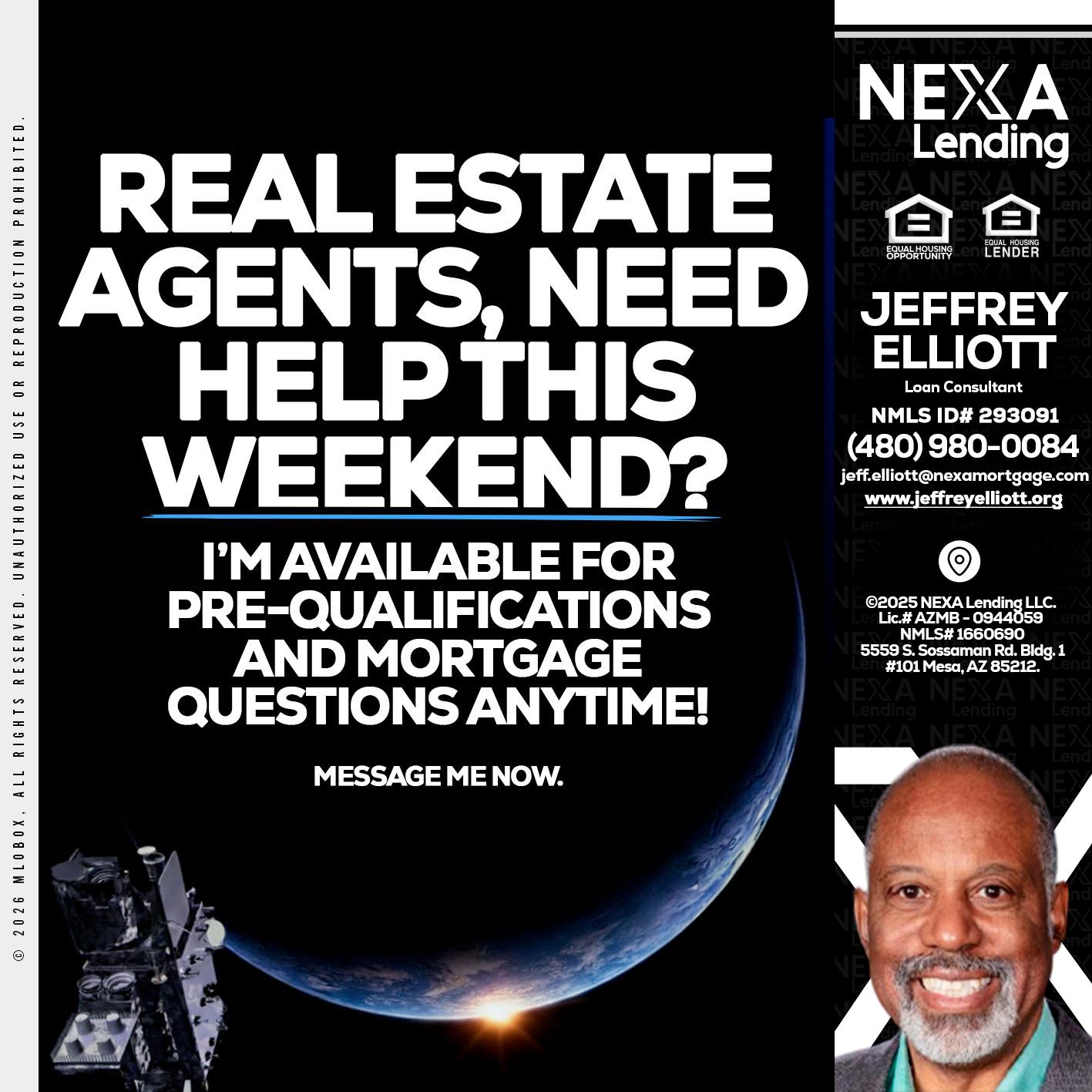REAL ESTATE AGENTS - Jeffrey L. Elliott -Loan Consultant
