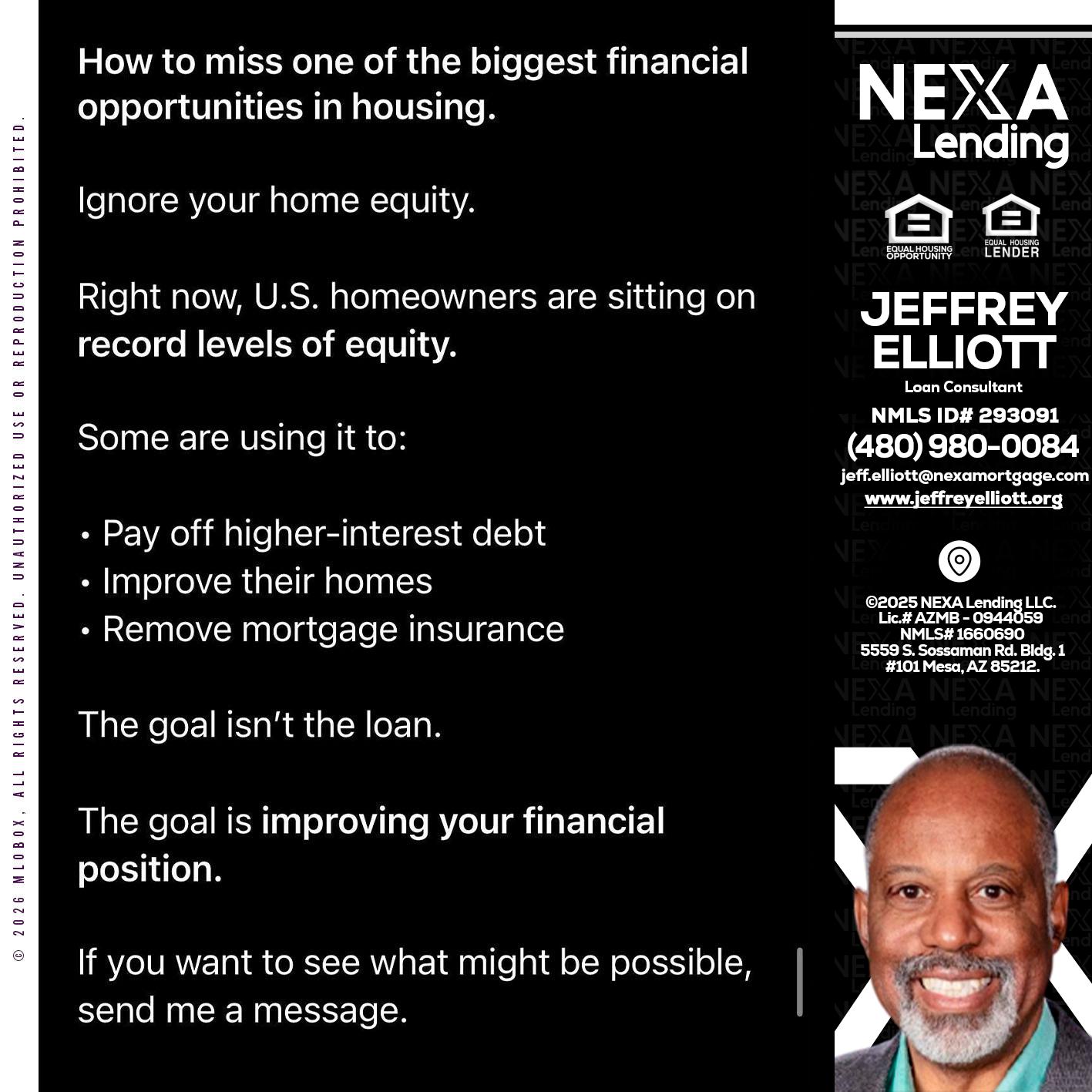 how to miss - Jeffrey L. Elliott -Loan Consultant
