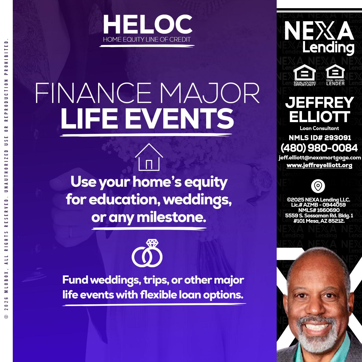 HELOC - Jeffrey L. Elliott -Loan Consultant