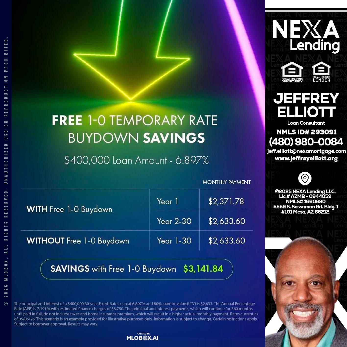 BUYDOWN - Jeffrey L. Elliott -Loan Consultant