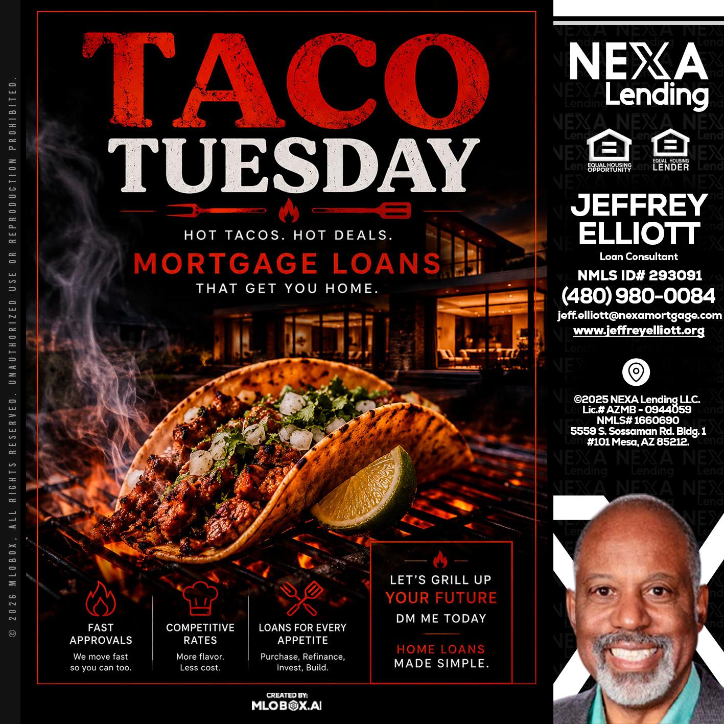 TACO TUESDAY - Jeffrey L. Elliott -Loan Consultant