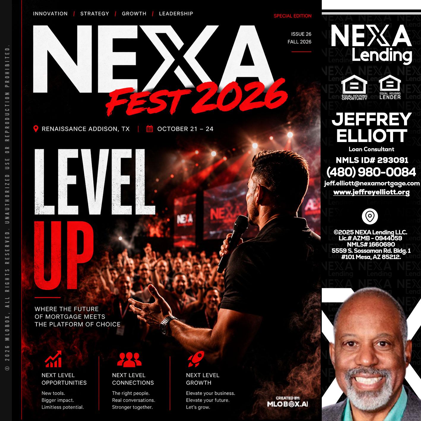 NEXA FEST 2026 - Jeffrey L. Elliott -Loan Consultant