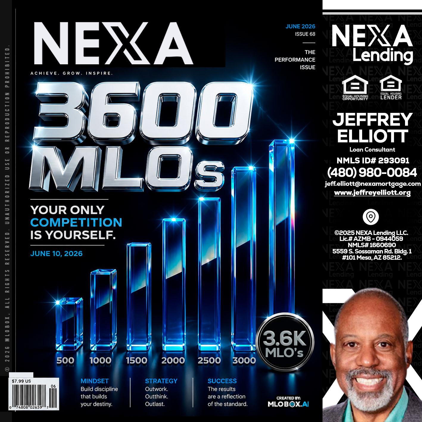 3600 MLOs - Jeffrey L. Elliott -Loan Consultant
