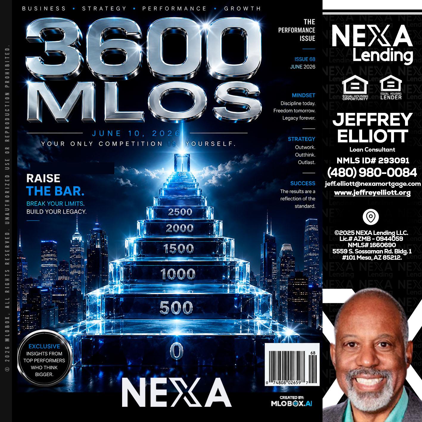 3600 MLOs - Jeffrey L. Elliott -Loan Consultant
