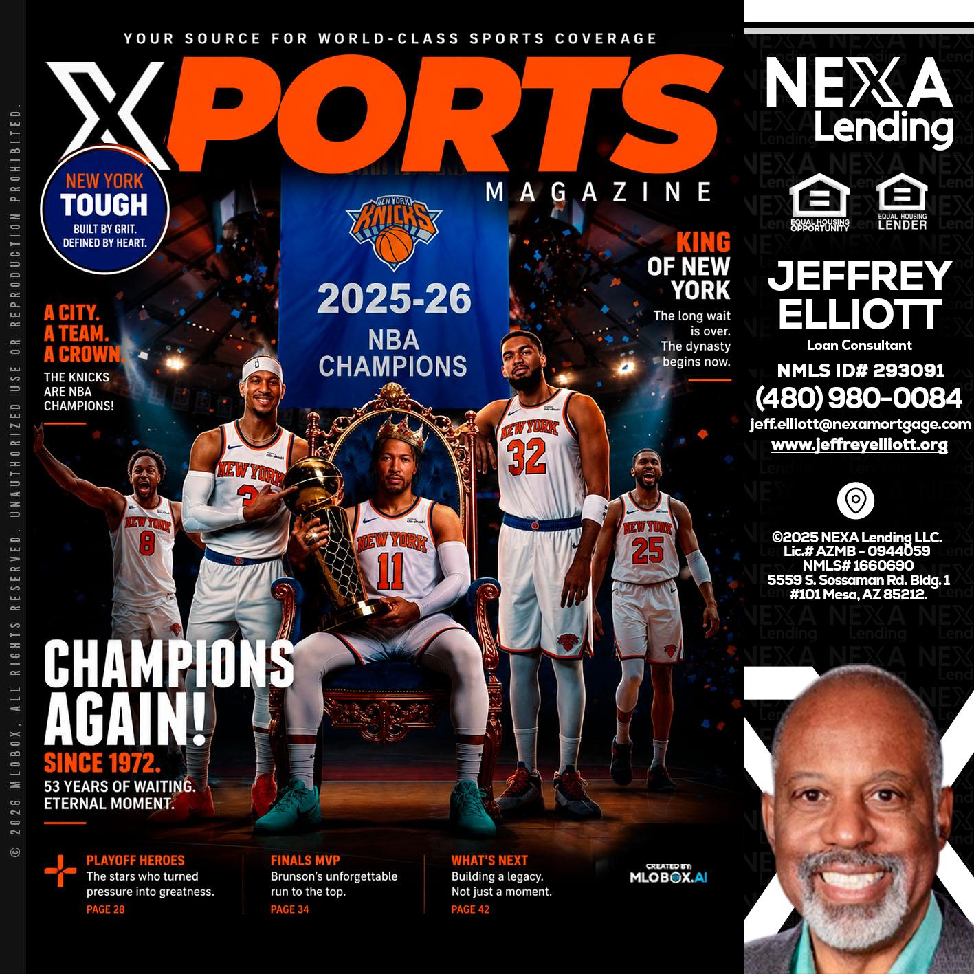 XPORTS MAGAZINE - Jeffrey L. Elliott -Loan Consultant