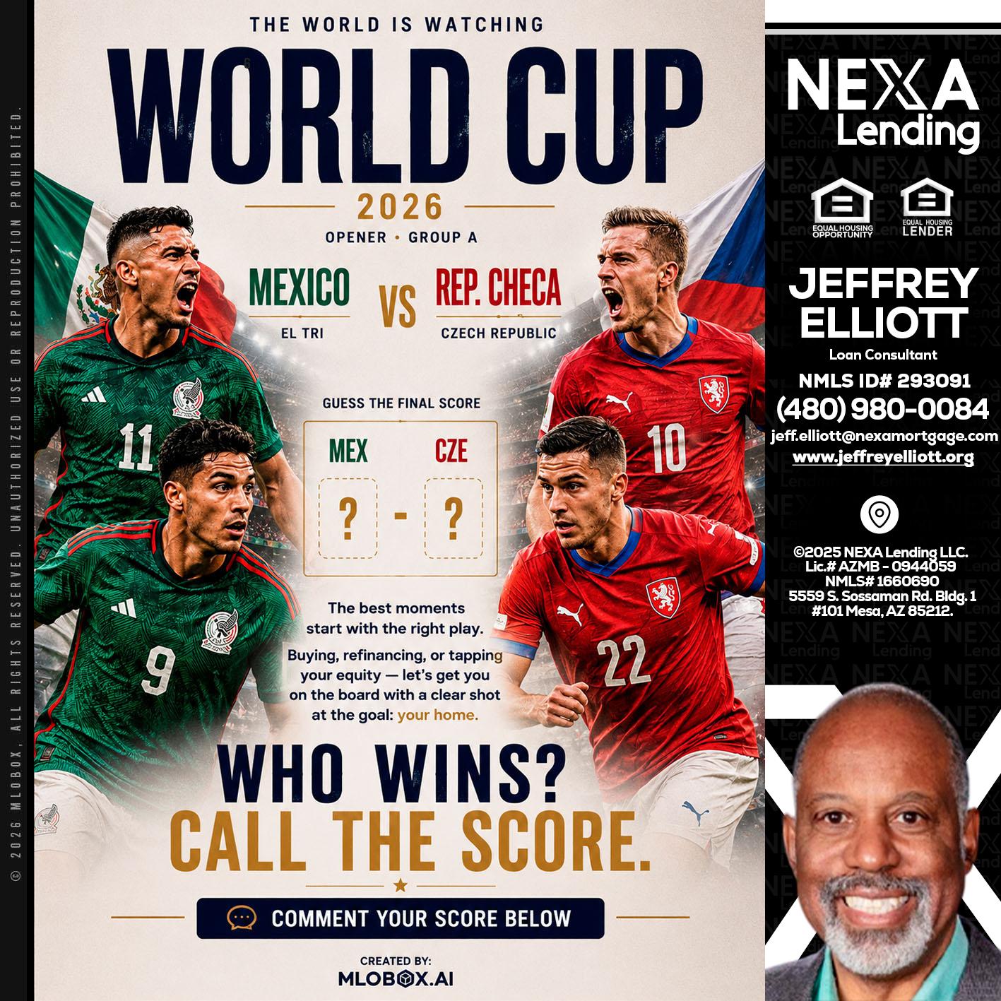 WORLD CUP 2026 - Jeffrey L. Elliott -Loan Consultant