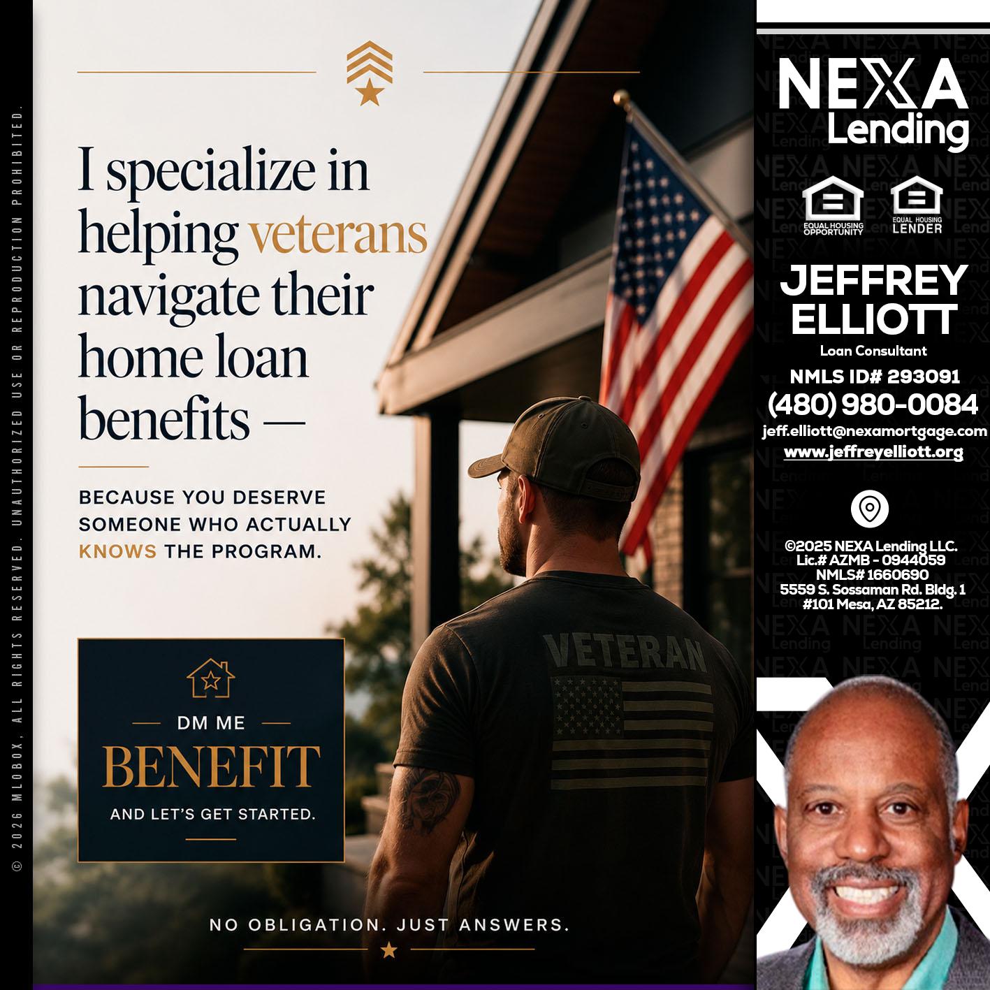 I SPECIALIZE - Jeffrey L. Elliott -Loan Consultant